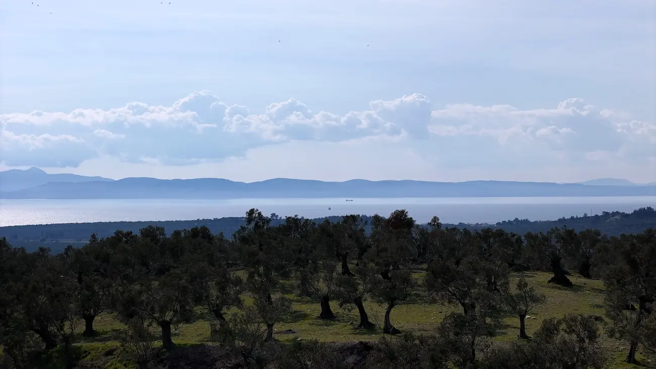 Sea view land in Ayvalik